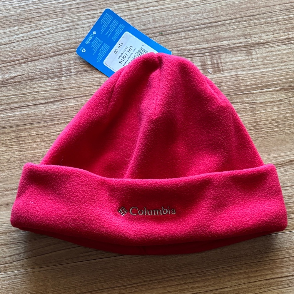Columbia Kids' Red Fleece Hat